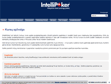Tablet Screenshot of intellipoker.lt