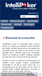 Mobile Screenshot of intellipoker.ro