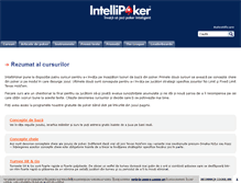 Tablet Screenshot of intellipoker.ro