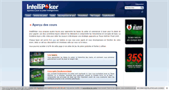 Desktop Screenshot of francais.intellipoker.com